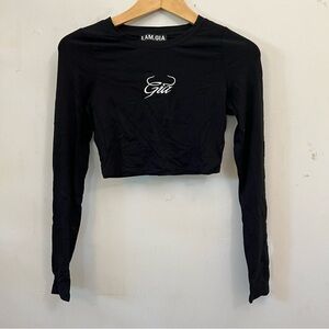 I.AM.GIA black logo long sleeve top XS